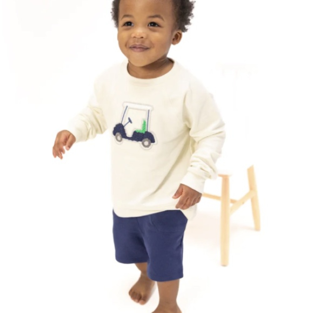 Angel Dear French Terry Golf Blue Set 12-18 months - Picture 3 of 4